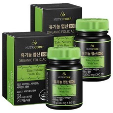 NUTRICORE 葉酸800補充錠, 2個, 60顆