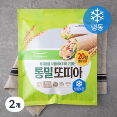 풀무원 요리도우 통밀 또띠아 (냉동), 500g, 2개