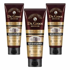 Dr.Groot 健髮專家 啤酒酵母強健髮根護髮素, 200ml, 3條
