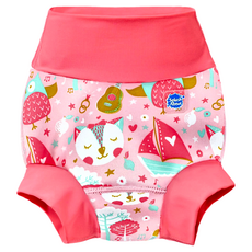 Splash About Happy Nappy 全新3D游泳尿布褲 快樂貓頭鷹, L, 1件