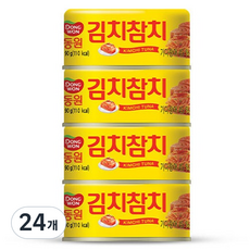 Dongwon 東遠 泡菜鮪魚罐頭, 24個, 90g