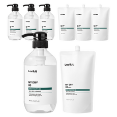 La vikit MyDry80洗衣精 480ml+補充包 480ml, 960ml, 4組