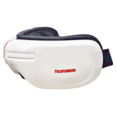 TELEFUNKEN 德律風根 氣壓熱敷按摩眼罩, 釋放眼部壓力 舒緩疲勞, 五種循環模式 USB充電設計, LT-MEM2104W, 珍珠白