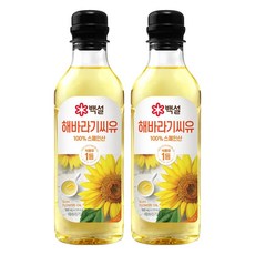 CJ BEKSUL 白雪 葵花油, 500ml, 2個