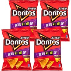 Doritos 多力多滋 玉米片 超濃起司, 156g, 4包