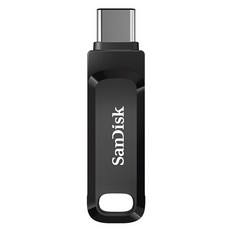 SanDisk 晟碟 Ultra Go USB + Type-C 雙用隨身碟 DC3 黑色, 64GB, 1個