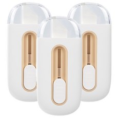 델리 포켓 세라믹 안전컷터 TD262, 화이트, 3개 화이트, 3개