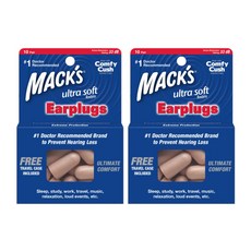 MACK'S Ultra Soft泡棉耳塞, 2個