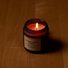 【MUJI 無印良品】芬香蠟燭.橙香香味/85g, 1組