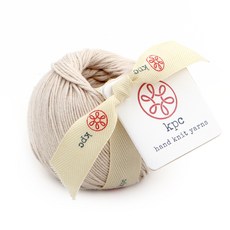 kpc yarn 가쉽 DK 면 뜨개실 50g, 펄, 113m, 1개