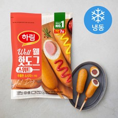 하림 웰 핫도그 스위트 (냉동), 1000g, 1개