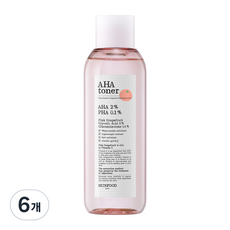 스킨푸드 핑크자몽 아하 토너, 200ml, 6개