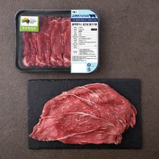 글랜인스150 호주산 블랙앵거스 설깃살 불고기용 (냉장), 400g, 1팩