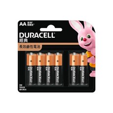 DURACELL 金頂 鹼性電池 3號 AA 12顆, 電力強勁, 持久效能, 環保安全, 1組