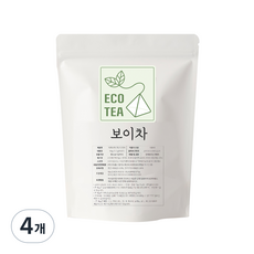 모닝풀 에코티 보이차, 1.5g, 60개입, 4개