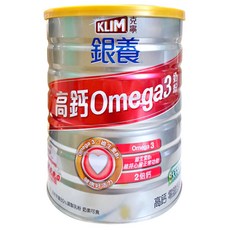 KLIM 克寧 銀養奶粉 高鈣Omega3配方, 含維生素B1，支持心臟功能, 1.5kg, 1罐