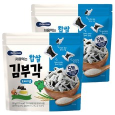 처음먹는 찹쌀 김부각 과자, 오리지널, 20g, 2개 오리지널, 20g, 2개
