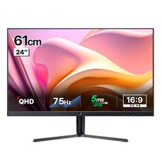 주연테크XQCW 주연테크 QHD LED IPS 슬림베젤 피벗 컴퓨터 모니터 61cm V24Q-M(일반)