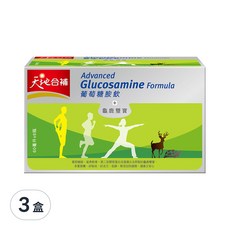 天地合補 高單位葡萄糖胺飲, 添加鈣+維生素D3+膠原蛋白, 60ml, 6瓶, 3盒