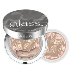 에이지투웨니스 글래스 스킨 에센스 팩트 퍼펙트 파운데이션 23호 12.5g + 리필 세트, 뉴트럴 베이지, 1개 뉴트럴 베이지, 1세트