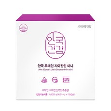 안국건강 루테인 지아잔틴 미니 + 쇼핑백, 120캡슐, 1세트