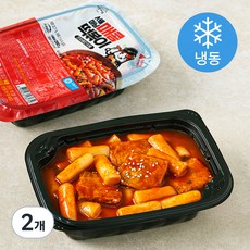 사과떡볶이 애플 국물 떡볶이 밀키트 밀떡 380g 2개 상품 이미지