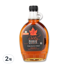 록키릿지 유기농 메이플시럽, 340g, 2개