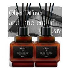 헤트라스 오브제 디퓨저, 블랙체리, 200ml, 2개 블랙체리향, 2개