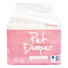 Altimate Pet 粉安心生理褲 (12入) L號, 外出方便攜帶, 讓狗狗乾淨舒適一整天, 12片, 1包