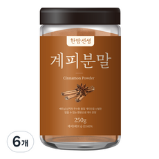 한방선생 계피가루 특품, 250g, 6개