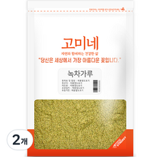 고미네 녹차가루, 300g, 2개