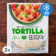 삼립 또띠아 8호 (냉동), 42g, 2개, 12개입