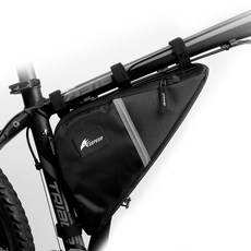 삼에스 에이스피드 자전거 프레임 삼각백, 블랙, 1개