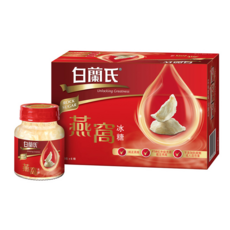 白蘭氏冰糖燕窩，精選東南亞頂級燕窩，養顏美容滋補, 6瓶, 70g, 1盒