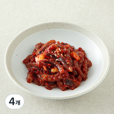 명심정 낙지젓갈, 200g, 4개