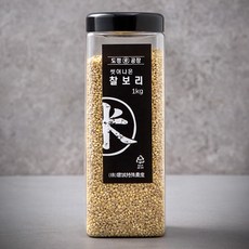 도정공장 씻어나온 찰보리, 1kg, 1통