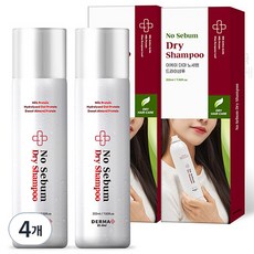 아케이 노세범 헤어 드라이샴푸 프레쉬 우디머스크향, 222ml, 4개