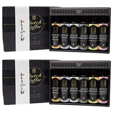 GEUTTAECOFFEE 冷萃咖啡冰滴咖啡 50ml*6種禮盒+購物袋, 2組, 禮盒+食譜卡