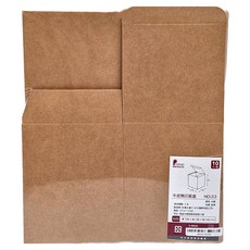 Pomei 博美 無印紙盒 NO.33 牛皮 10入/包 可裝10入濾泡式咖啡包 10.5x13x10.5cm, 牛皮 NO:33, 10個