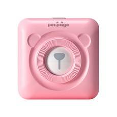 愛立熊 Peripage A6 迷你打印機, 304DPI高清, 手機藍牙連接, 無墨熱感應, OCR文字識別, 粉色
