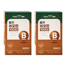 INNERLAB Mega生物素10000補充錠 30g, 60顆, 2個