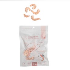 PETCOOK 派庫廚房 極鮮蝦大廚凍乾, 台灣半淡海蝦仁 凍乾零食, 真材實料, 鮮蝦, 30g, 1包