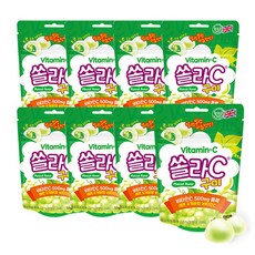 고려은단 쏠라C구미 청포도맛, 50g, 8개입
