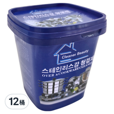 Cleaner Beauty 不鏽鋼拋光去污膏, 500ml, 3入, 12桶