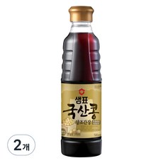 샘표 국산콩 양조간장, 500ml, 2개