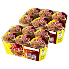오뚜기 진짬뽕 컵 75g, 12개