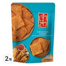 차오수아 자스민라이스 크래커 오징어맛, 2개, 80g