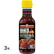 오뚜기 바베큐소스 매운맛, 355g, 3개