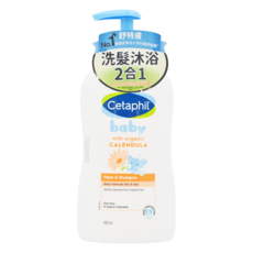 Cetaphil 舒特膚 baby舒緩洗髮沐浴露, 400ml, 1瓶