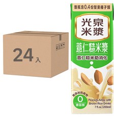 光泉 薏仁糙米漿, 整顆焙烤花生研磨, 含0.4份堅果種子, 助於消化, 24入, 200ml